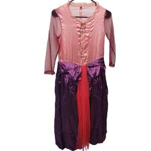 Hocus Pocus Sarah Sanderson Costume Dress Kids Witch Cosplay Halloween Outfit XL